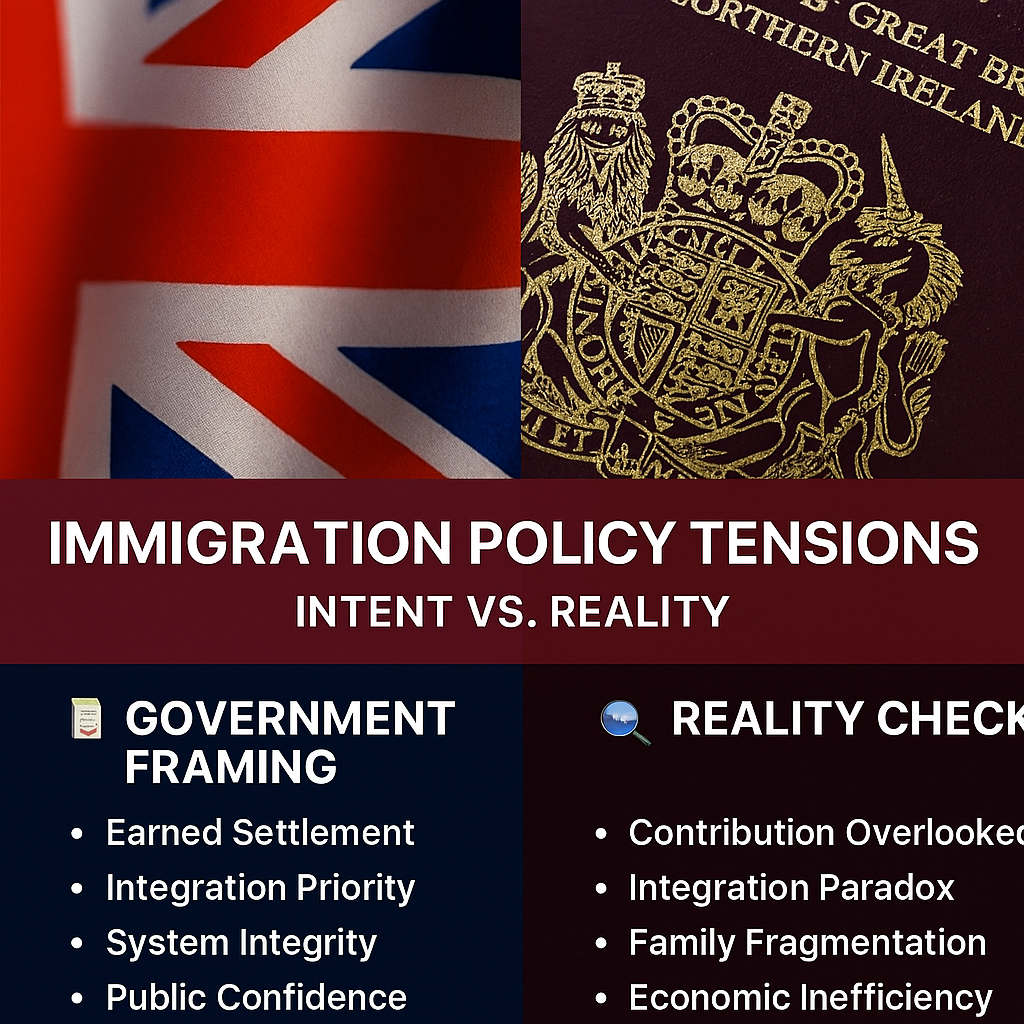 Families in limbo under new UK immigration rules - analysis of settlement periods and their impact