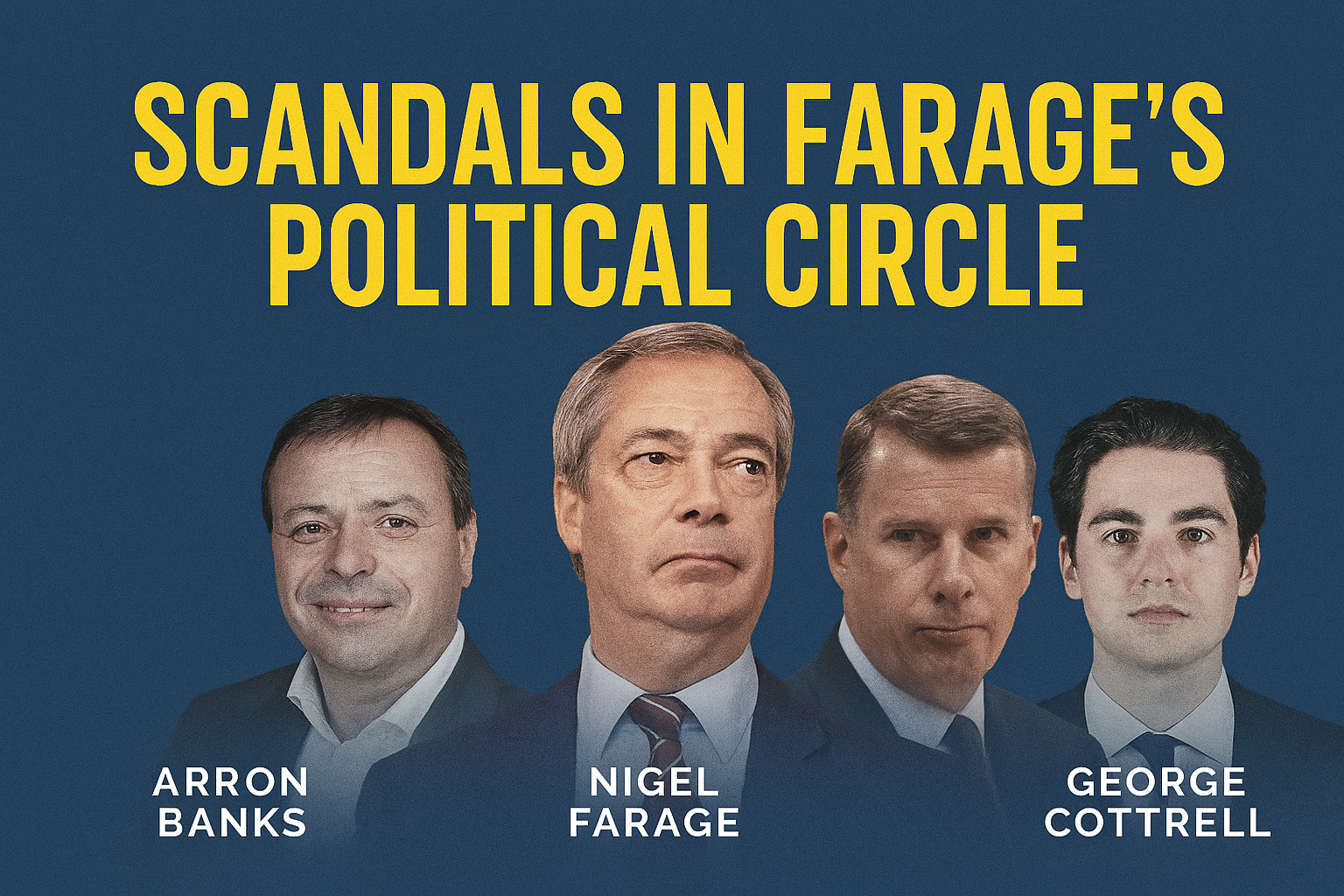 Timeline of scandals involving Nigel Farage's political associates