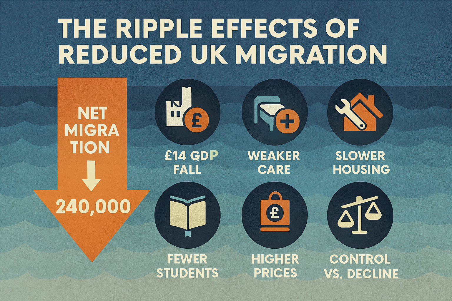 Immigration down 240,000 - analyzing the hidden economic and social effects of reduced migration