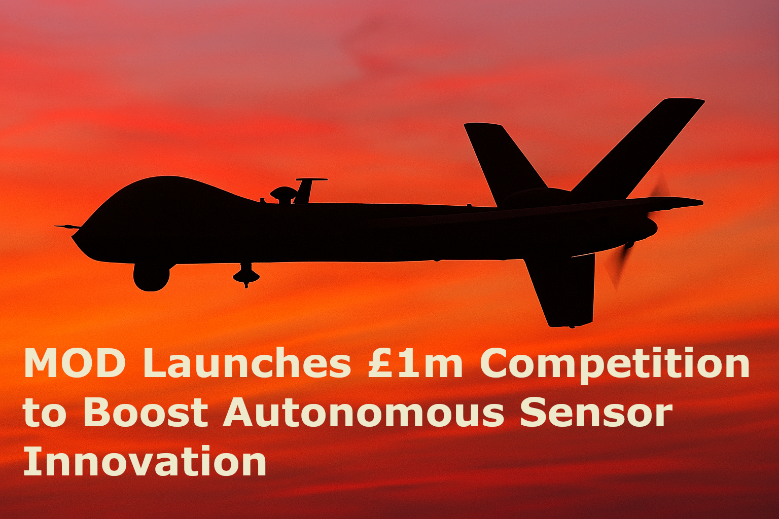 MOD launches £1m competition for autonomous sensor innovation through Defence and Security Accelerator