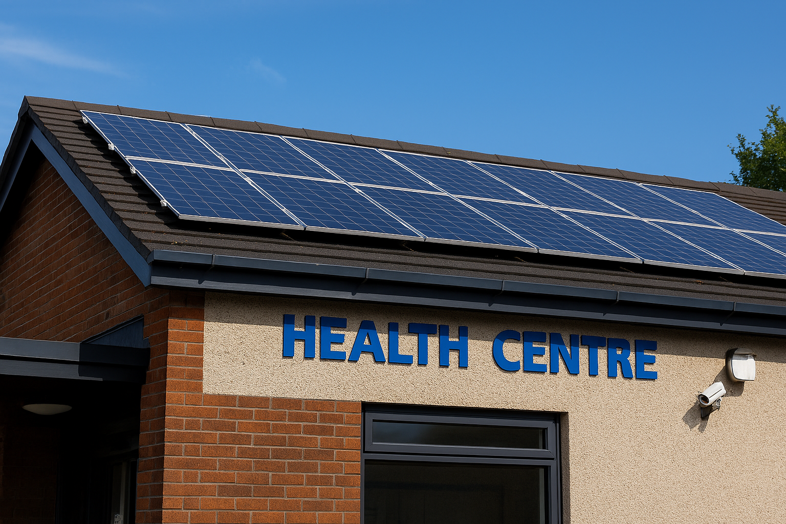Solar panels cut bills for NHS and schools - Saving funds for other areas