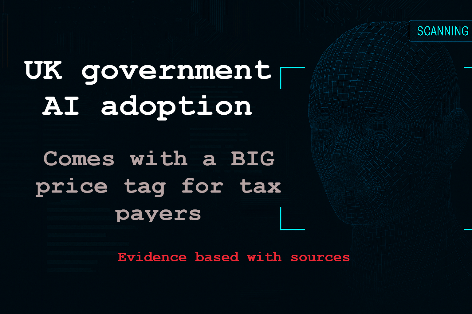 UK government AI adoption in public services - analyzing efficiency claims