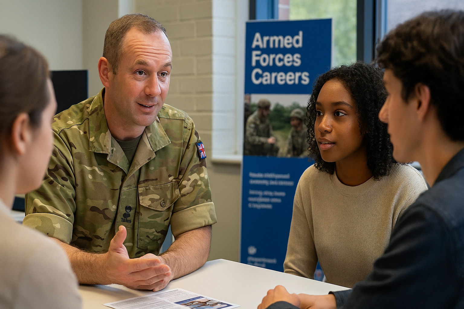 UK Armed Forces recruitment partnership with DWP - military careers advice in Jobcentres