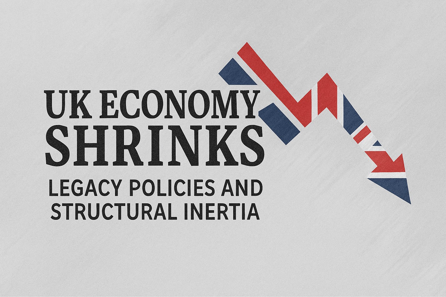 UK economic data showing consecutive months of GDP contraction