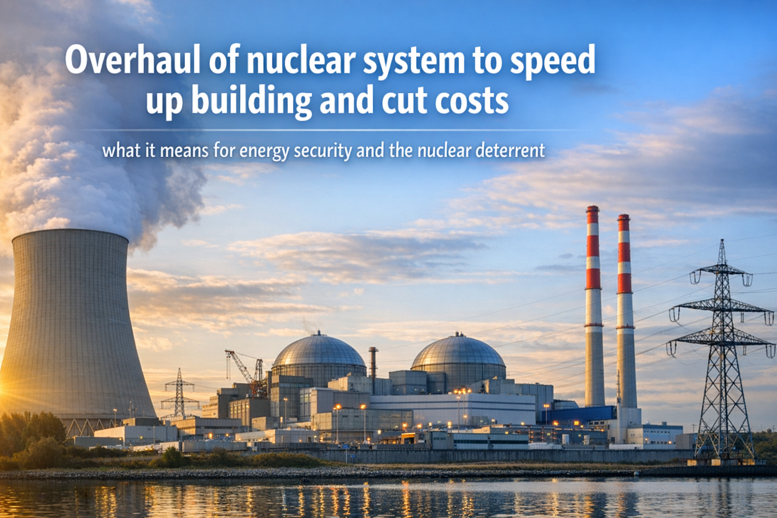 UK nuclear overhaul regulation reform speed up building cut costs March 2026