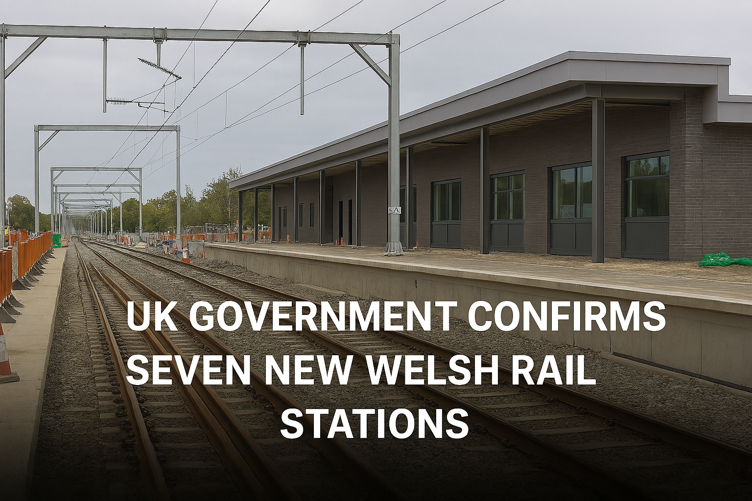 Welsh rail modernisation plan - seven new stations and infrastructure investment