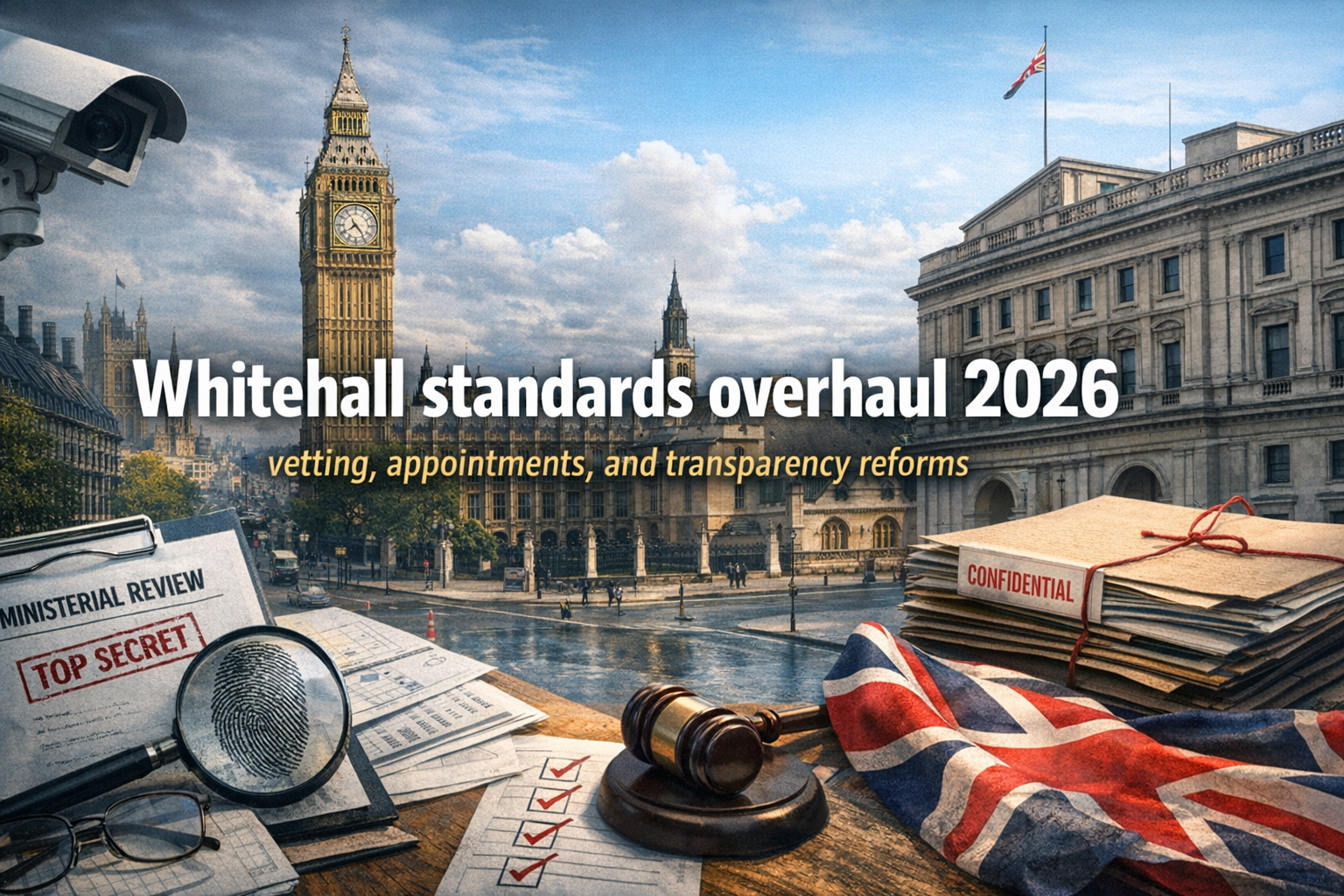 Whitehall standards overhaul 2026 - vetting, appointments, and transparency reforms